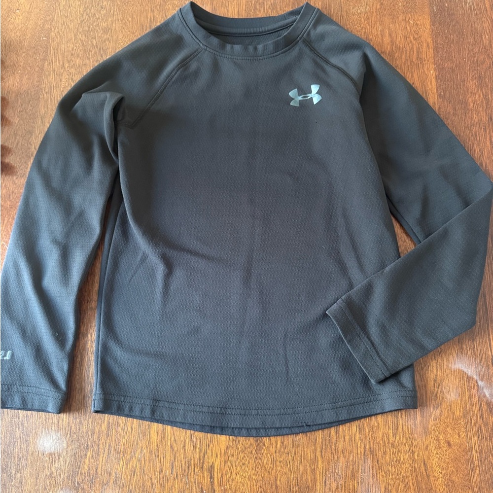 Under Armour Kids Black Long Sleeve Tee